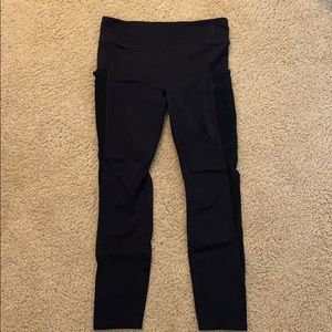 WORN ONCE: Fabletics pants with mesh up sides!